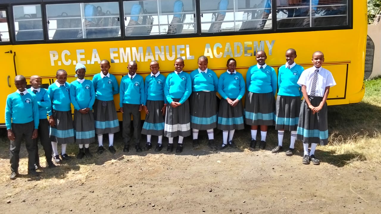 Teacher with students